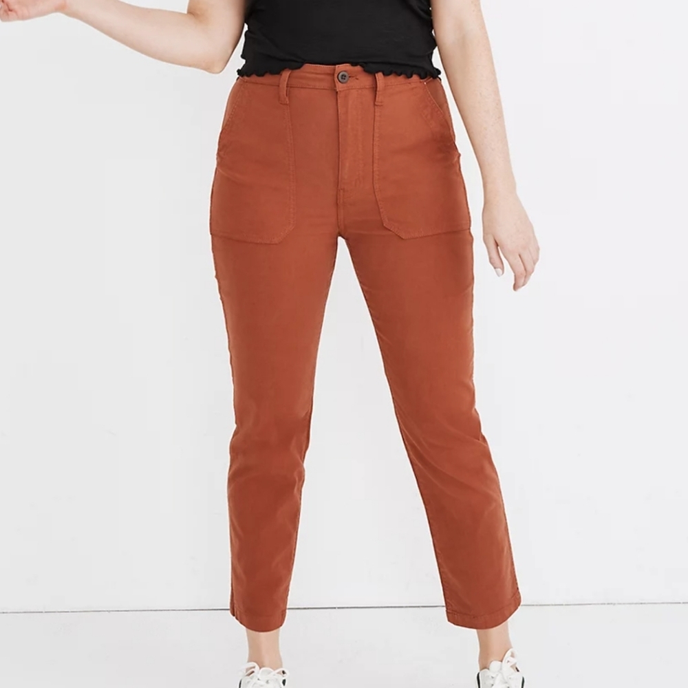 Madewell Curvy Stovepipe Fatigue Pants